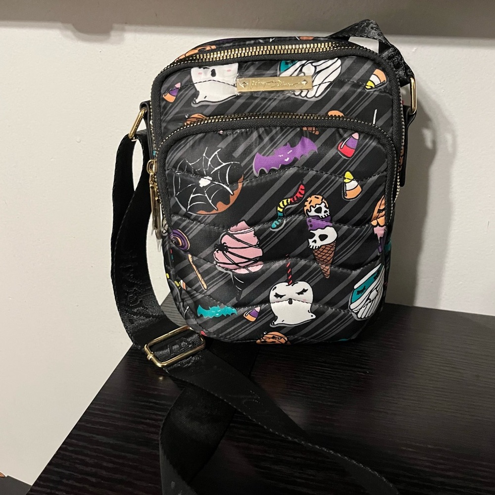 Betsey Johnson Halloween Treats Quilted Crossbody